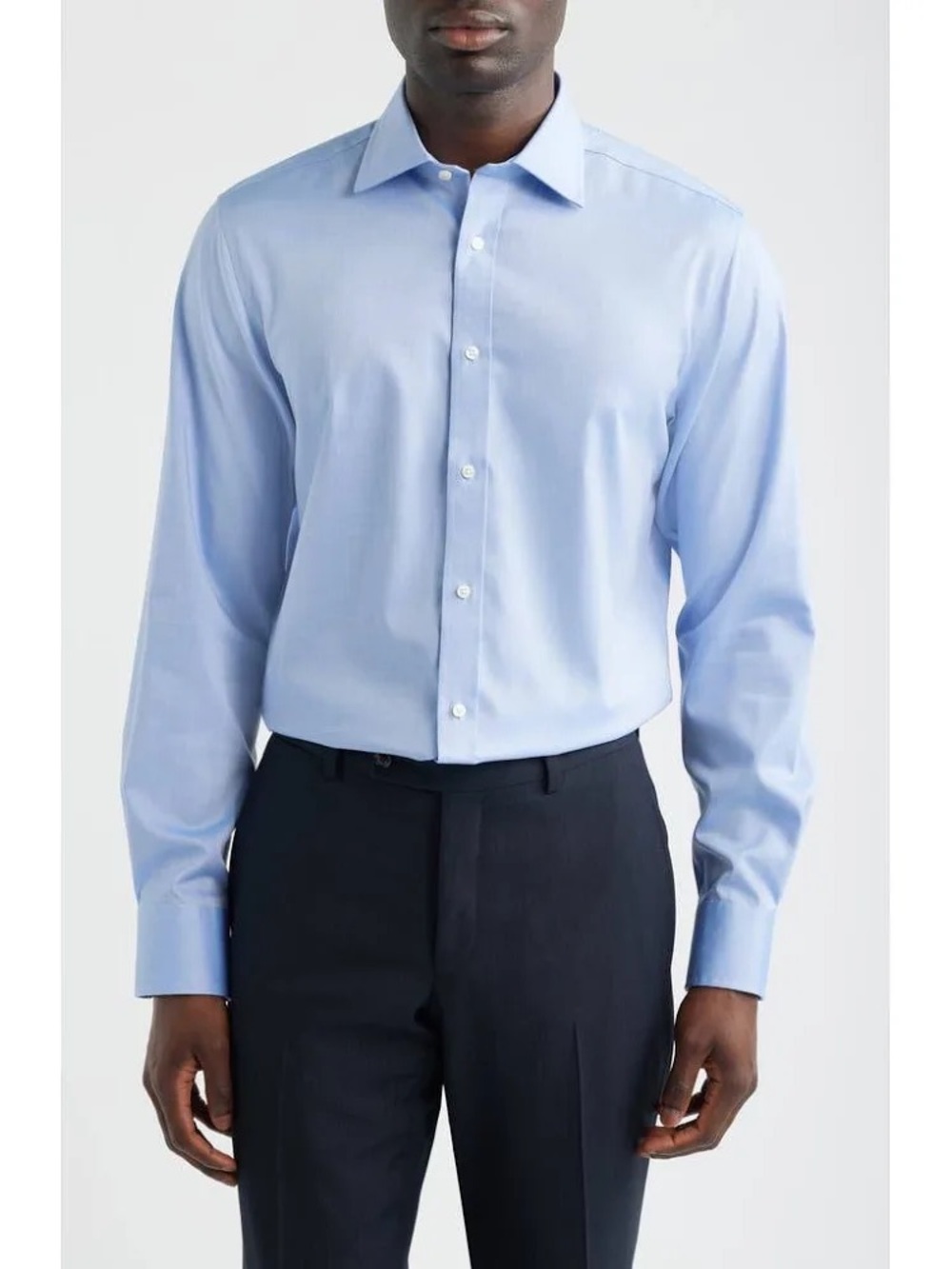 Hickey Freeman Light Blue Dress Shirt